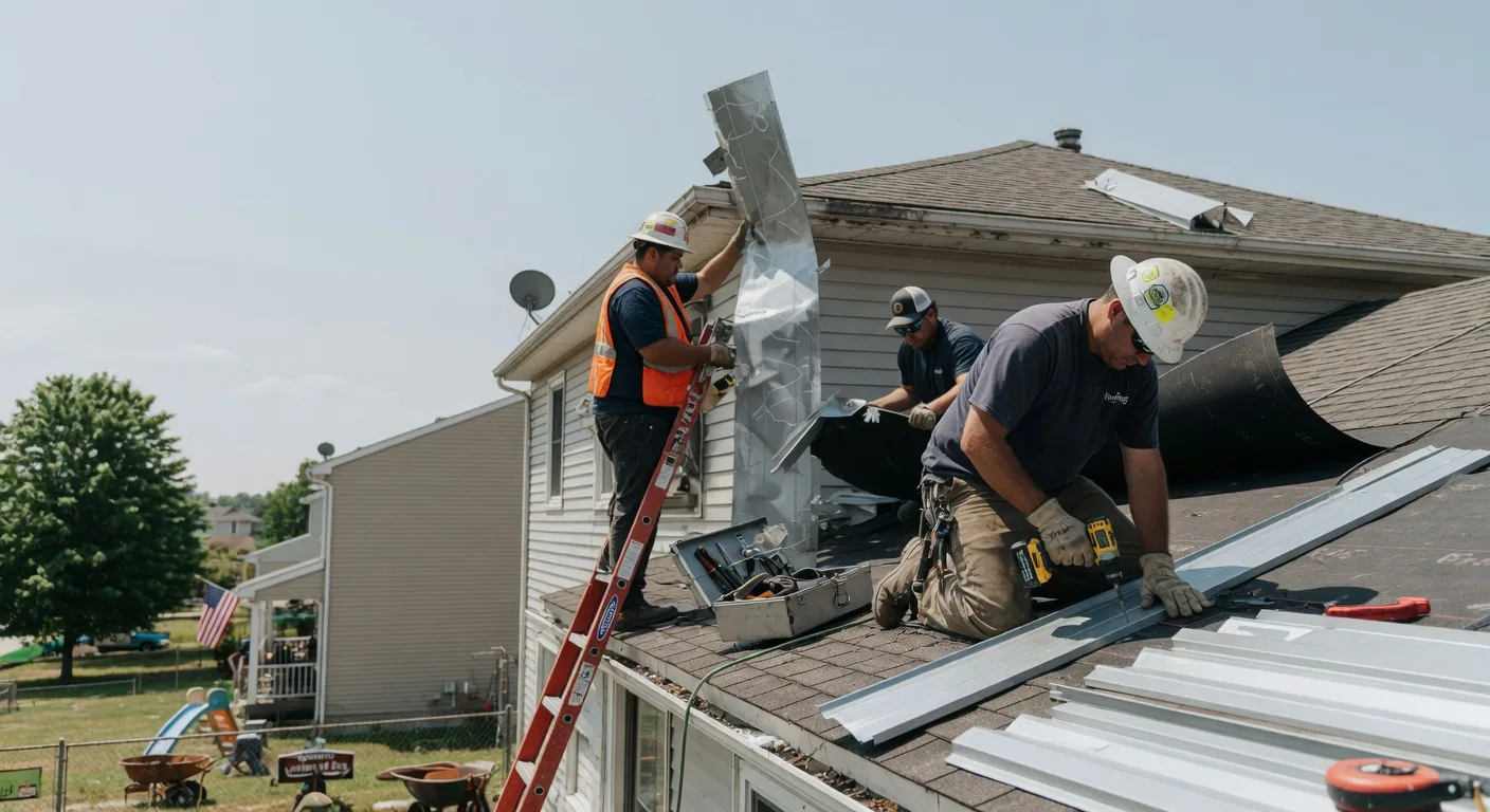 Storm Damage Metal Roof Repair in Burkittsville, MD